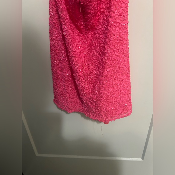 Primavera Couture Open Back Sequin Homecoming Cocktail Dress (3897) - Picture 8 of 10